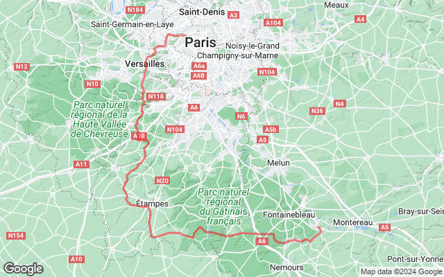  Paris → Moret-sur-Loing