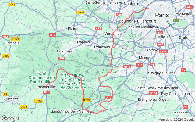 Paris → Rambouillet