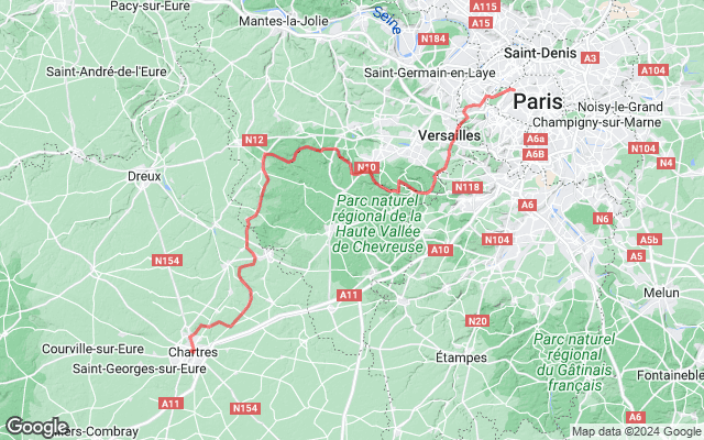 Paris → Chartres