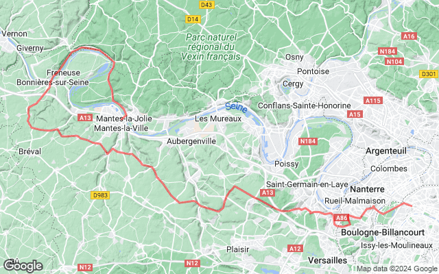 Paris → Mantes-la-Jolie