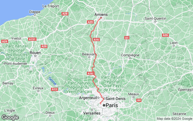 Paris → Amiens